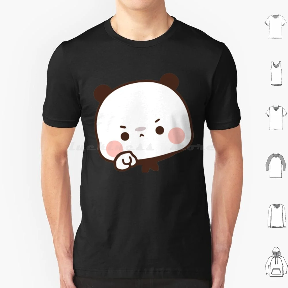 Boze Bubu Wijst Naar Je T-Shirt 6xl Katoen Cool T-Shirt Beer En Panda Bubu Dudu Ballon Liefde Schattige Panda Beer Bubu Dudu Love