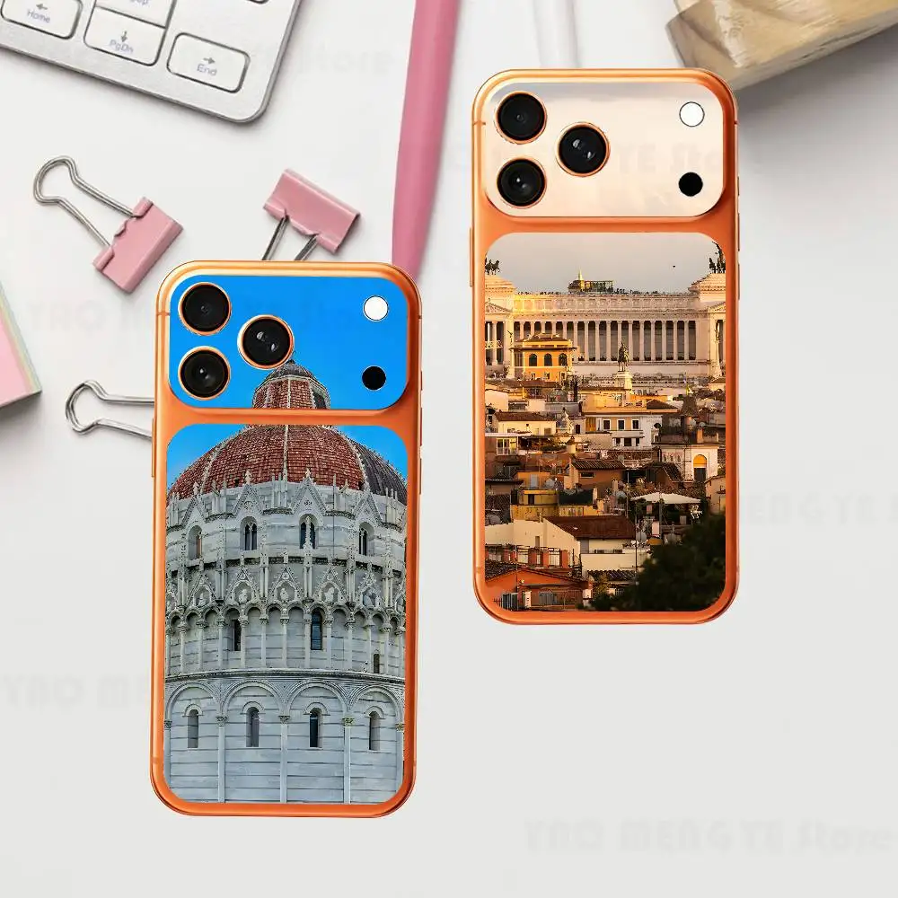 

Italian Scenery Plain Decal Skin For IPhone17 Pro ProMax Back Film Cover Wrap Anti-scratch Durable Sticker