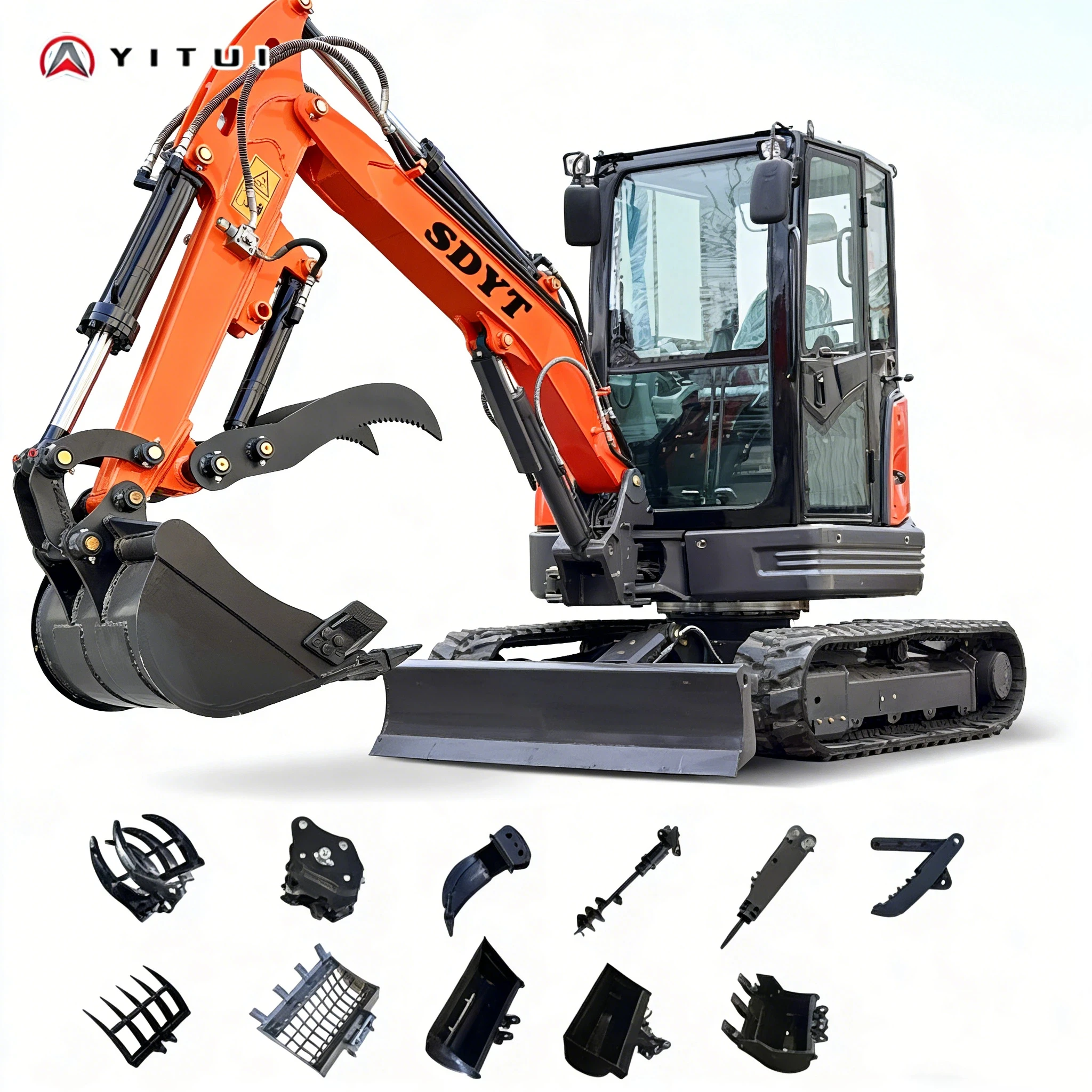 2026 Mini Excavator 2.6 Ton Customized Easy Operation For Home & Industrial Fast Delivery Reinforced Chassis