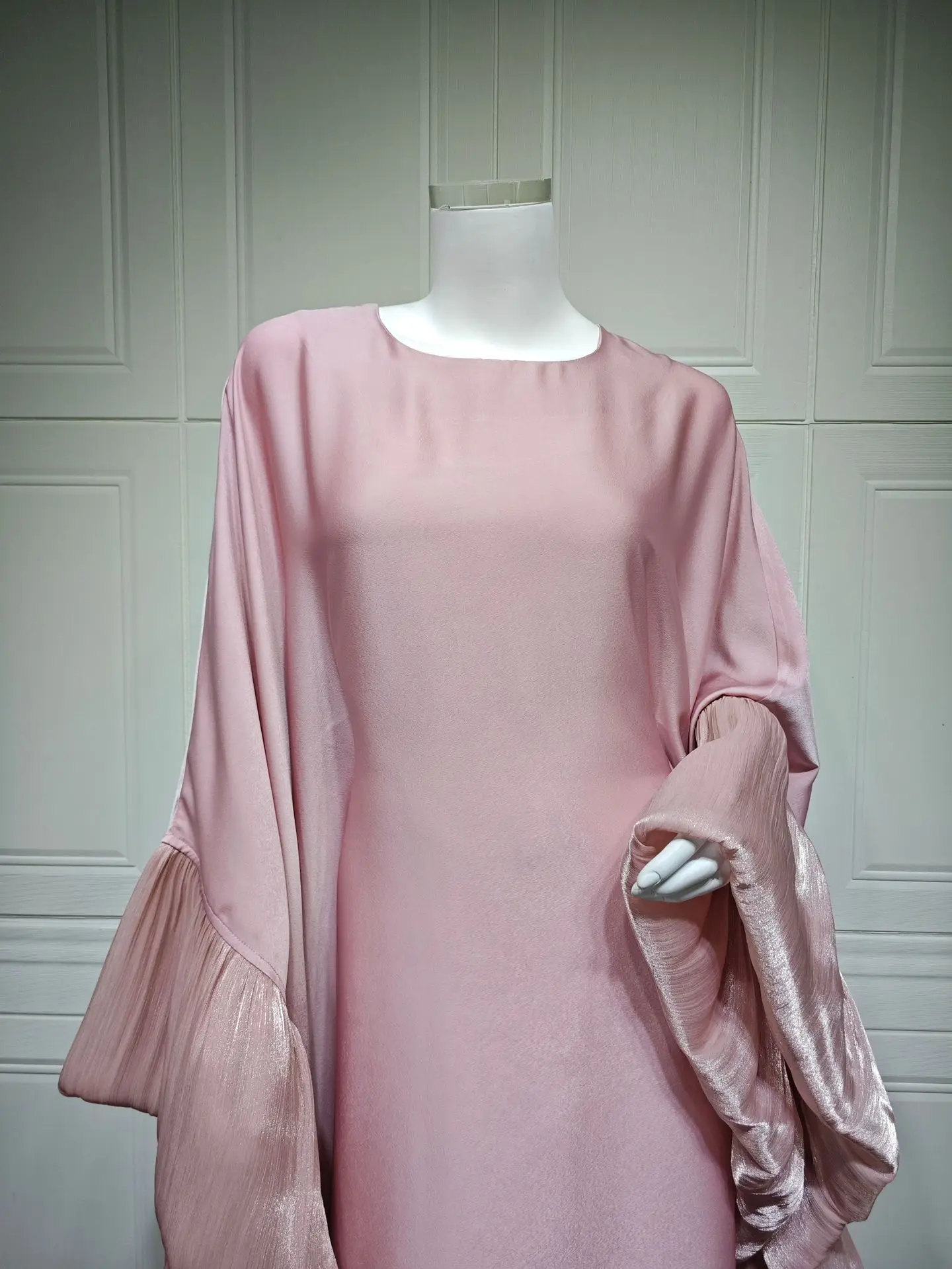 Ramadan mode Satin Abaya Damen dubaï luxe Islam musulman longues robes africaines pour femmes vêtements Kebaya caftan Robe Femme