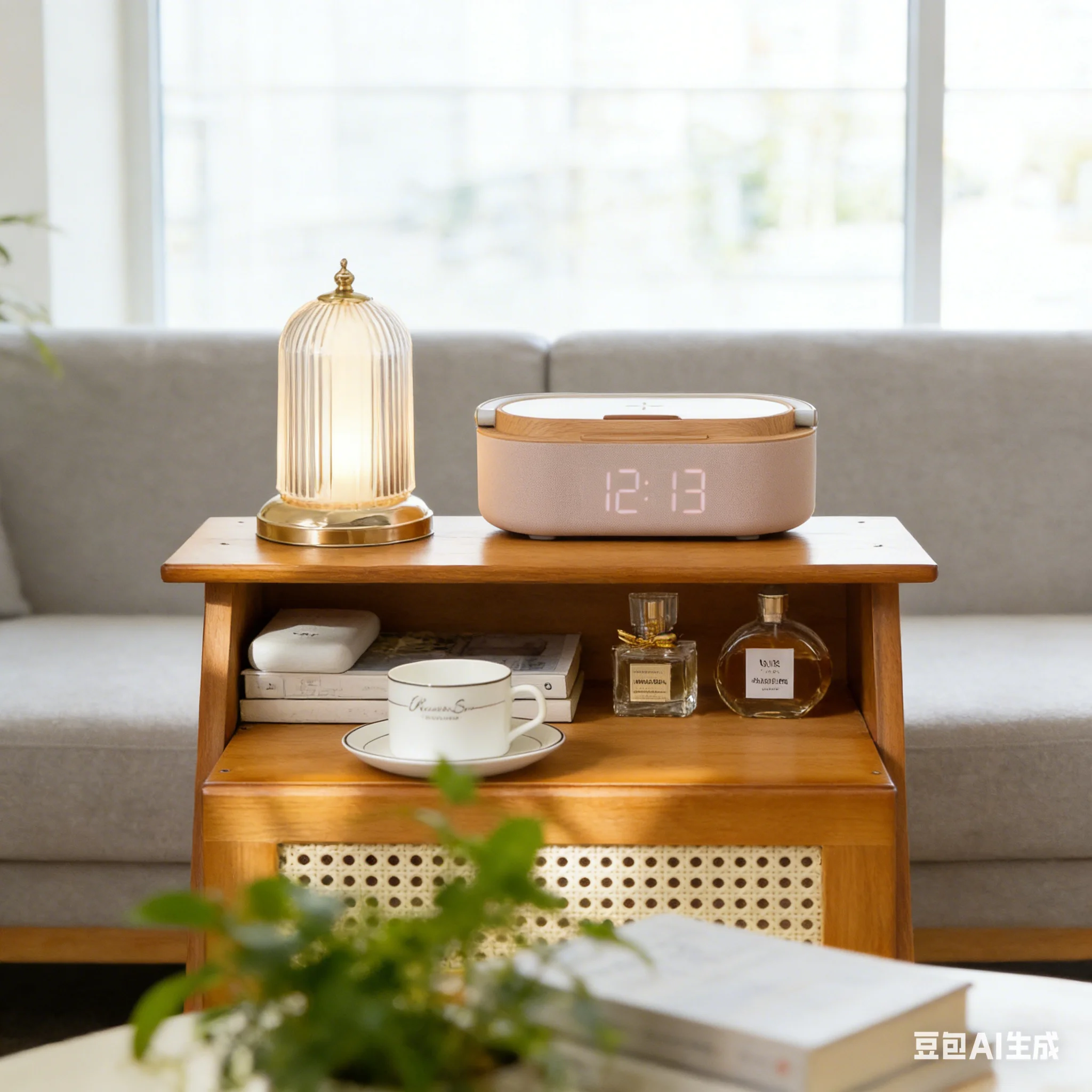 

AOLIVIYA New Ins Style Retro Bedside Cabinet With Light Luxury Storage Shelf Small For Home Bedroom Modern Minimalist B631857
