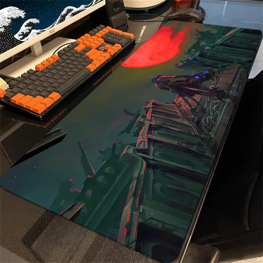 New Arrivals arcane Jinx Mouse Pad XXL Gaming Setup Accessories Desk Non-Slip Mat Rubber Lock Edge Desktop Extended Mats 90x40cm