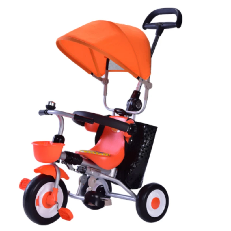 

Foldable Toddler Child Steel Tricycle Stroller Bike Bicycle Umbrella Cart Lightweight Child Three Wheels Stroller Pushchair 1~4Y