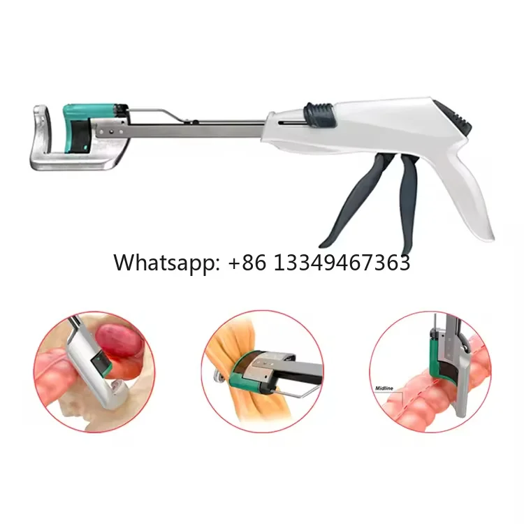 Disposable Manual Power Source Linear Cutting Stapler and Reload Unit
