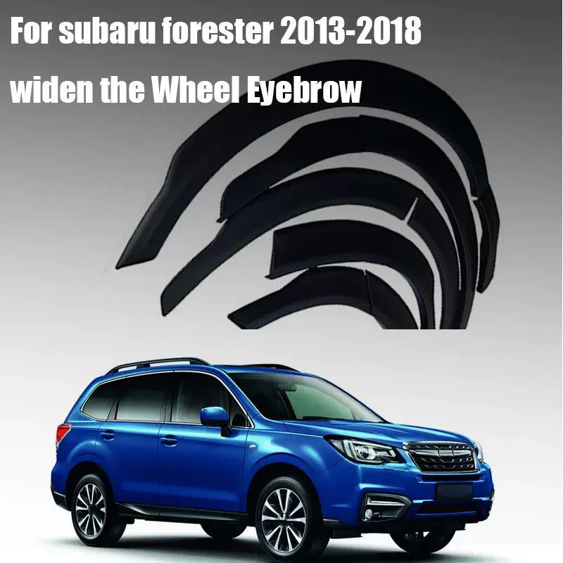 Wheel Eyebrow Fender Flares Arch For Subaru Forester 13-18 Modified Side Widen Protector Mudguard Car Accessories