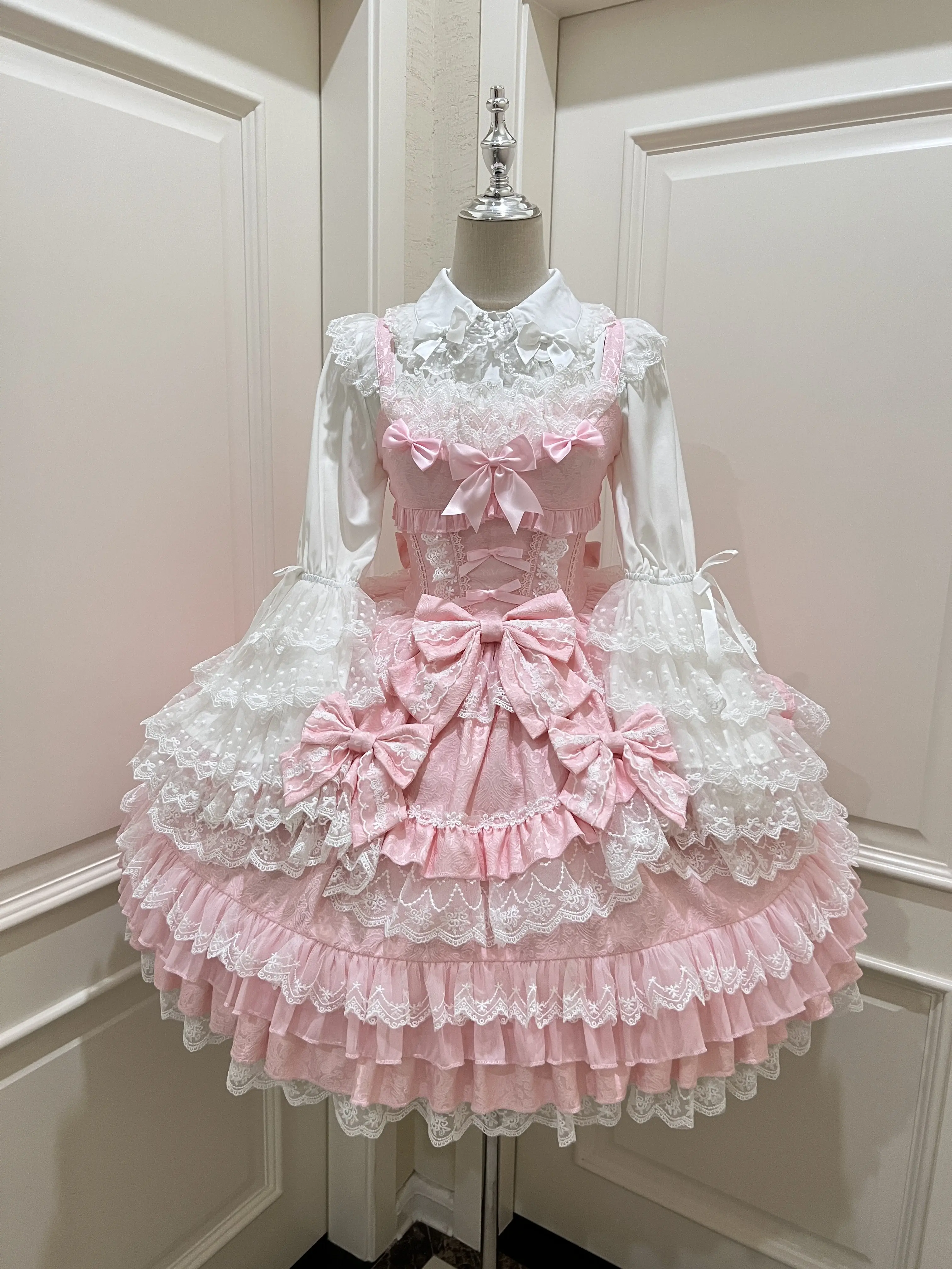 

- Flower Ode - Doll-like Sweet Lolita Jumper Dress by Sugar Girl