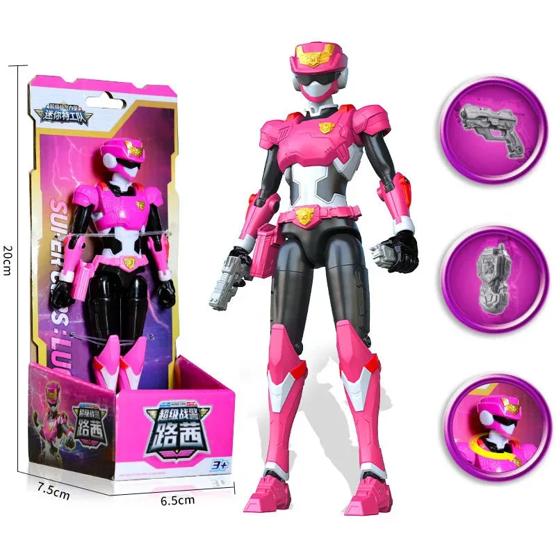 ミニフォース最強警察変換アクションフィギュアロボットおもちゃ X シミュレーション動物ミニエージェント