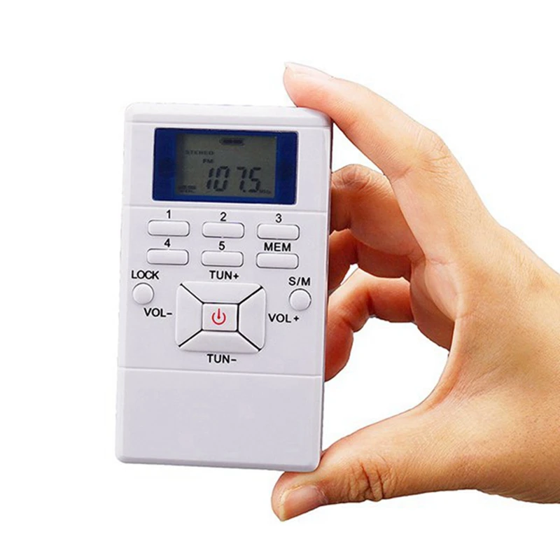 Radio Fm Digital, minialtavoz, receptor portátil, reproductor de música de una sola banda, pantalla Led