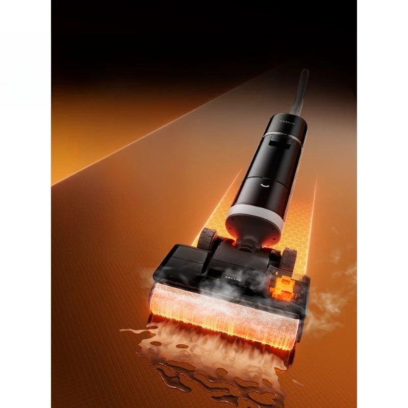 

Steam/hot water washing machine, lying flat, 0 wrapping, suction and towing integrated washing machine