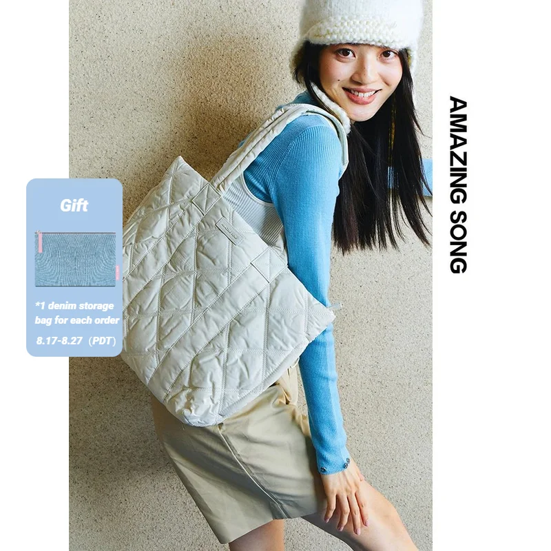 

Amazing Song Down Tote F/W New Light And Waterproof Large Capacity Laptop Bag