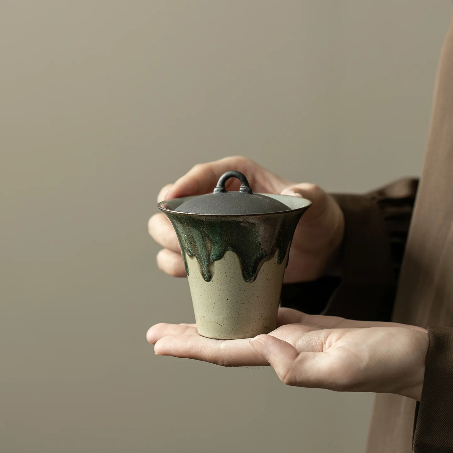 

Старый рок-глина, ретро, креативная керамическая гаваньская бытовая китайская чайная чаша, чайный сервиз кунг-фу