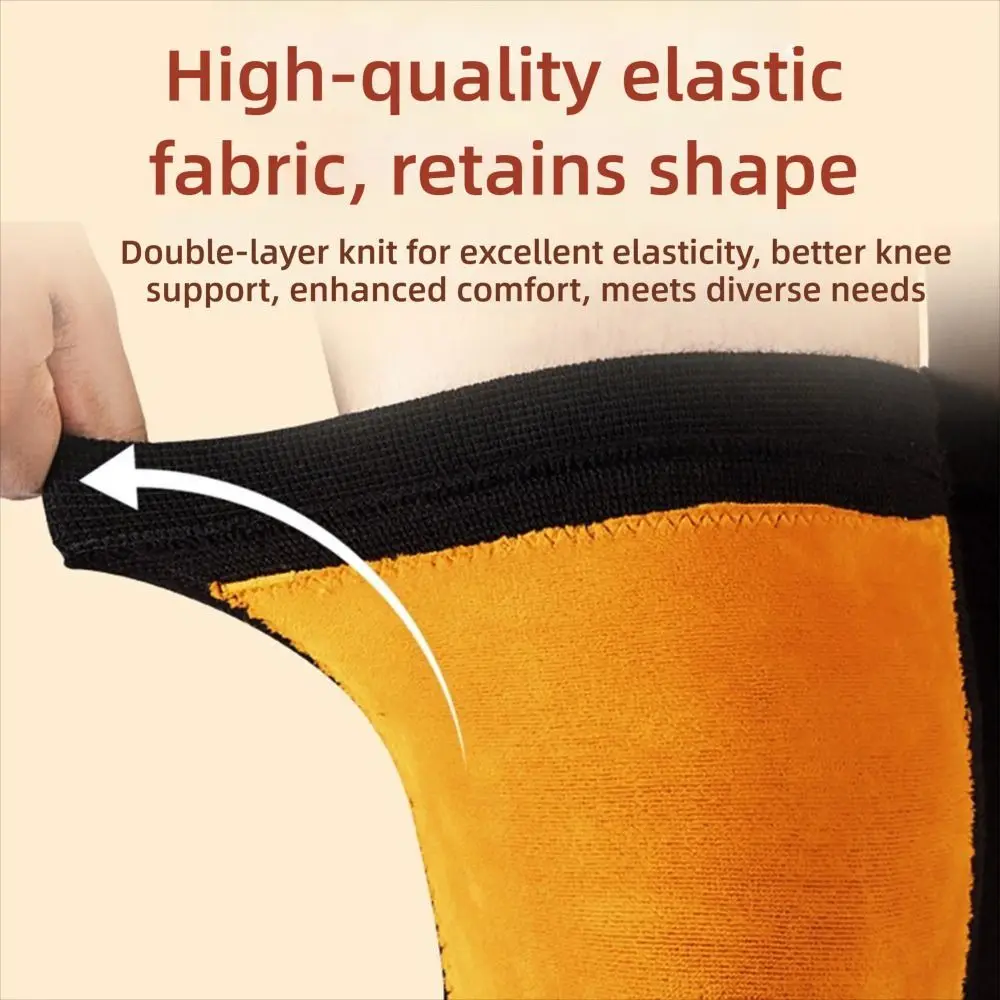 Neue Plus Samt Knie Pads Anti Kalt Atmungsaktive Kneepad Knie Unterstützung Verdicken Knie Warme Frauen Männer Alte Menschen