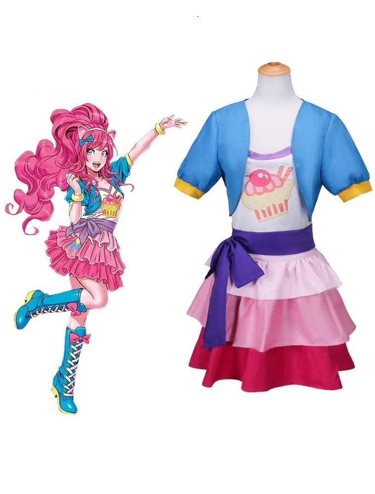 

Xiaoma Baoli cosplay, Biqi personification, Pingqi faction cosplay, costumes, shoes, cute PP princess dress, role-playing