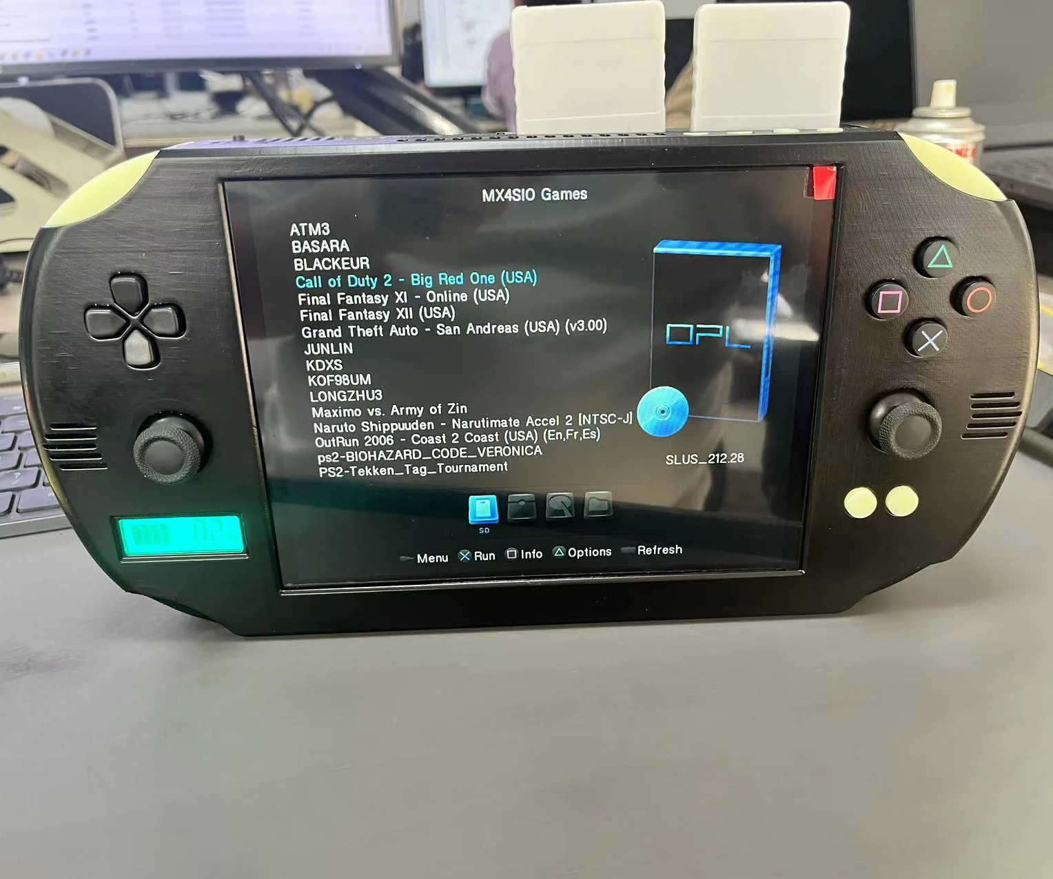 8-Inch DIY PS2P Game Console PS2P-8H with Battery LED / Modified