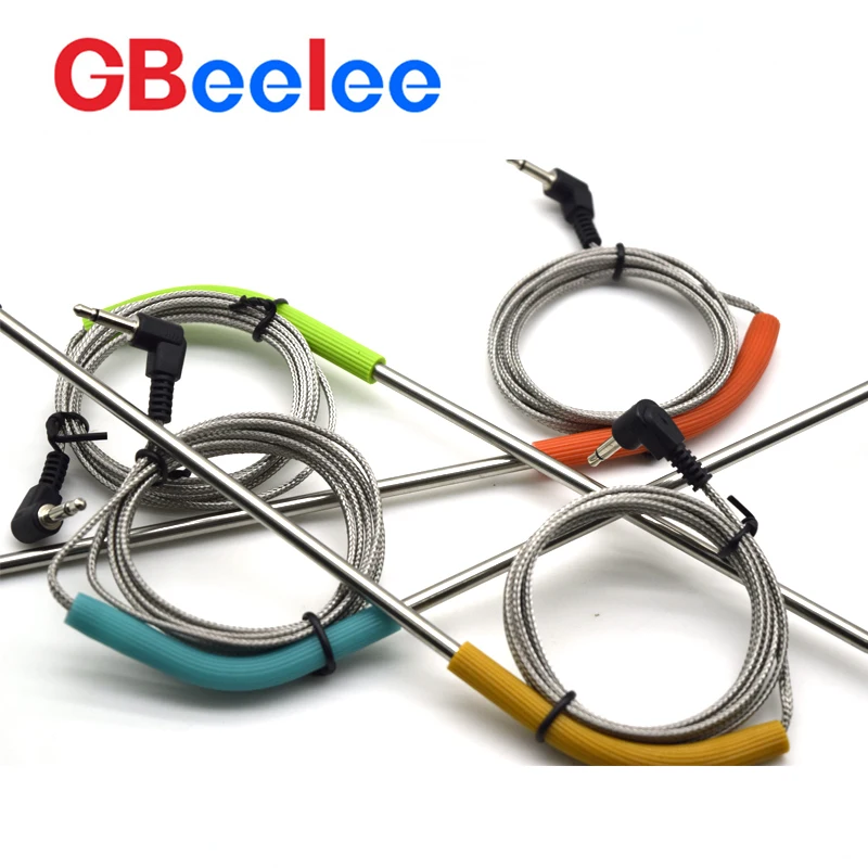 Capteur de température de précision, 30 pièces, longue sonde en acier inoxydable de qualité alimentaire pour thermomètre, remplacement de la sonde BBQ cuisine branchies viande