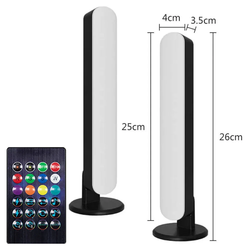 USB 5V RGB IC Desktop Ambient Light with Music Rhythm Function for Gaming Room Decorative Upgrade Desktop Light