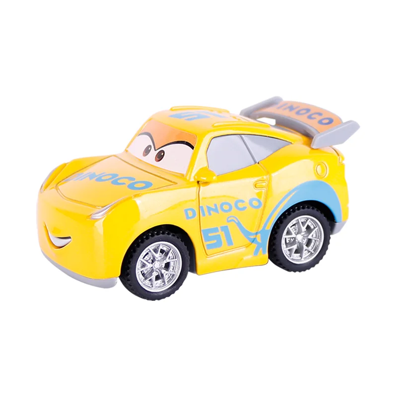 8 pièces ensemble Disney Pixar voiture foudre Mcqueen conteneur camion ensemble figurines Jackson tempête Mack oncle camion retirer voitures jouet cadeau