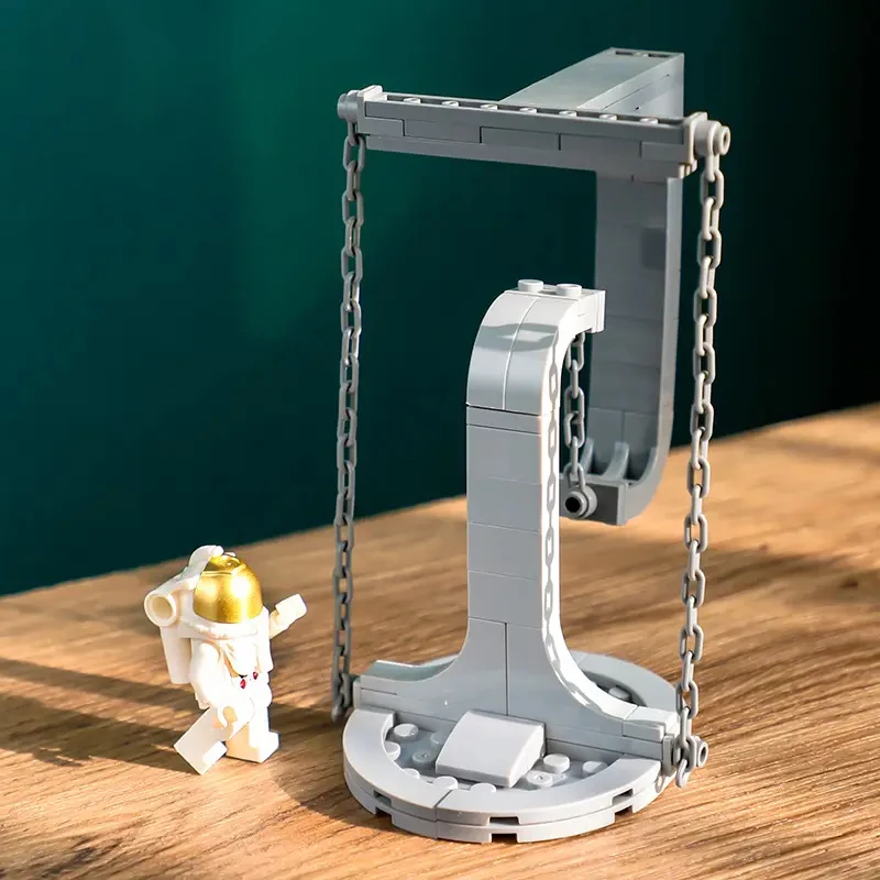 56 ชิ้น Suspension Tension Balance กรอบ Building Block ชุดตกแต่งปริศนาสร้างสรรค์ประกอบของเล่นสําหรับของขวัญวันฮาโลวีนคริสต์มาส