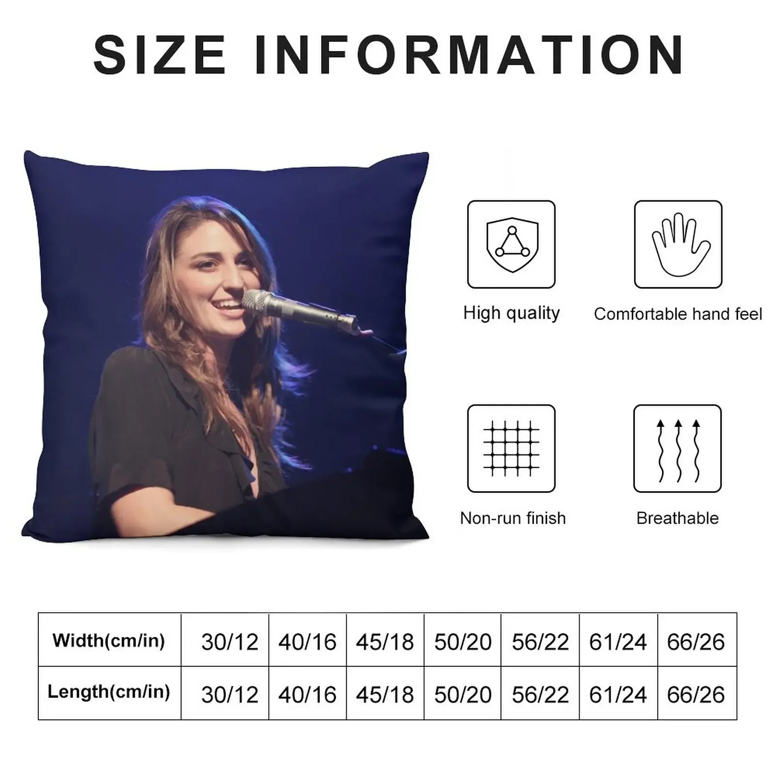 Sara Bareilles Photograph Throw Pillow Christmas Pillow Pillow Case Christmas Christmas Covers