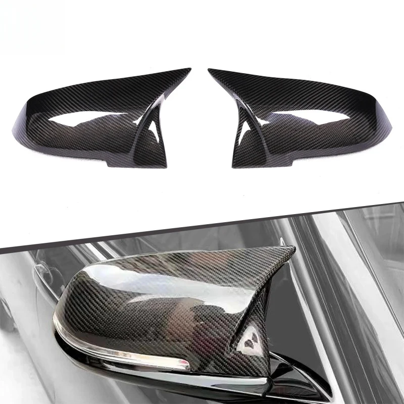 

Dry Carbon Fiber M Style Replacement Mirror Covers Peormance Exterior Trim for F20 F22 F30 F32