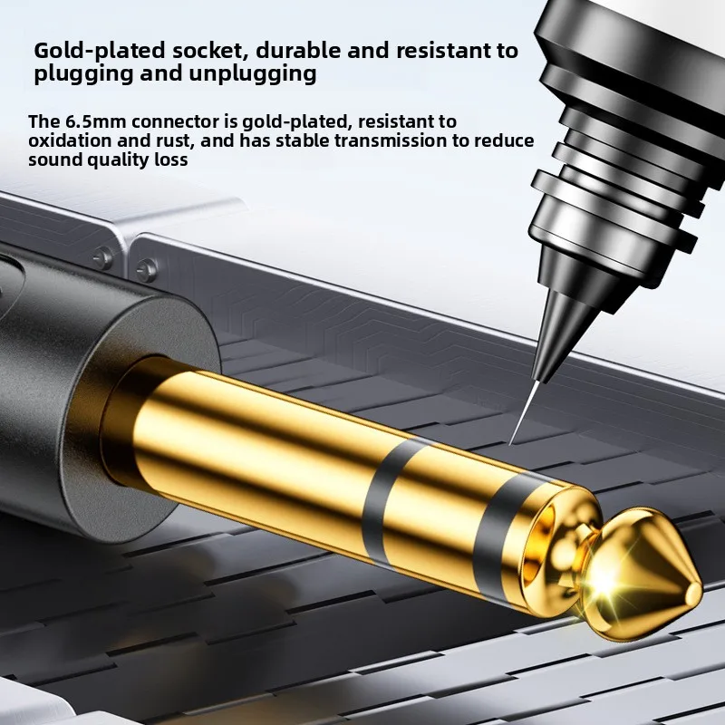 Jinghua 6.35mm To XLR Female Cable, Balanced Audio, for Microphone, Mixer, Studio Use