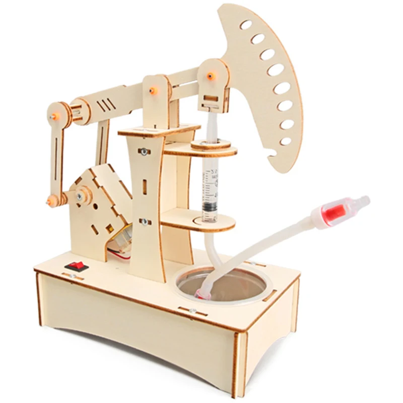 

DIY Pumping Unit Assembling Model Material Kits Water Pump Experiment Technology Toy Puzzle Painted Toys Gift