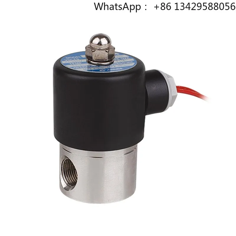 2WB025-10  AC220V 3/8 Inch  Stainless Steel Electric Water Solenoid Valve