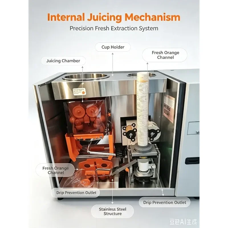 FL Automatic Juicer Fresh Juice Vending Machine Orange Juice Lemon Juice Vending Machine  Customized