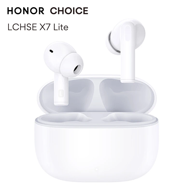

Наушники HONOR CHOICE Earbuds X7 Lite LCHSE, беспроводные Bluetooth 5.4 TWS-наушники с активным шумоподавлением (ANC), для игр