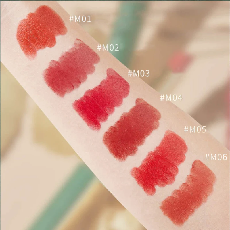 Vintage feine Tube seidig matt Lippenstift Make-up feuchtigkeit spendend seidig langlebig wasserdicht Student Lippen Make-up Lippen Glanz Lippenstift