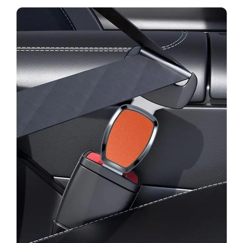 1/2PCS Car Seat Belt Extender Safety Buckle Thick Insert Socket Lock Plug Scratch Resistant for Long Term Vehicle Use