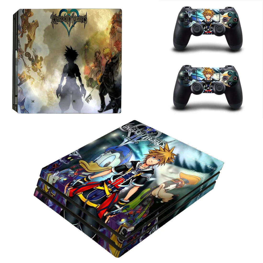 Kingdom Hearts PS4 Pro Skin Sticker Decal Cover Protector For Console and Controller Skins Vinyl