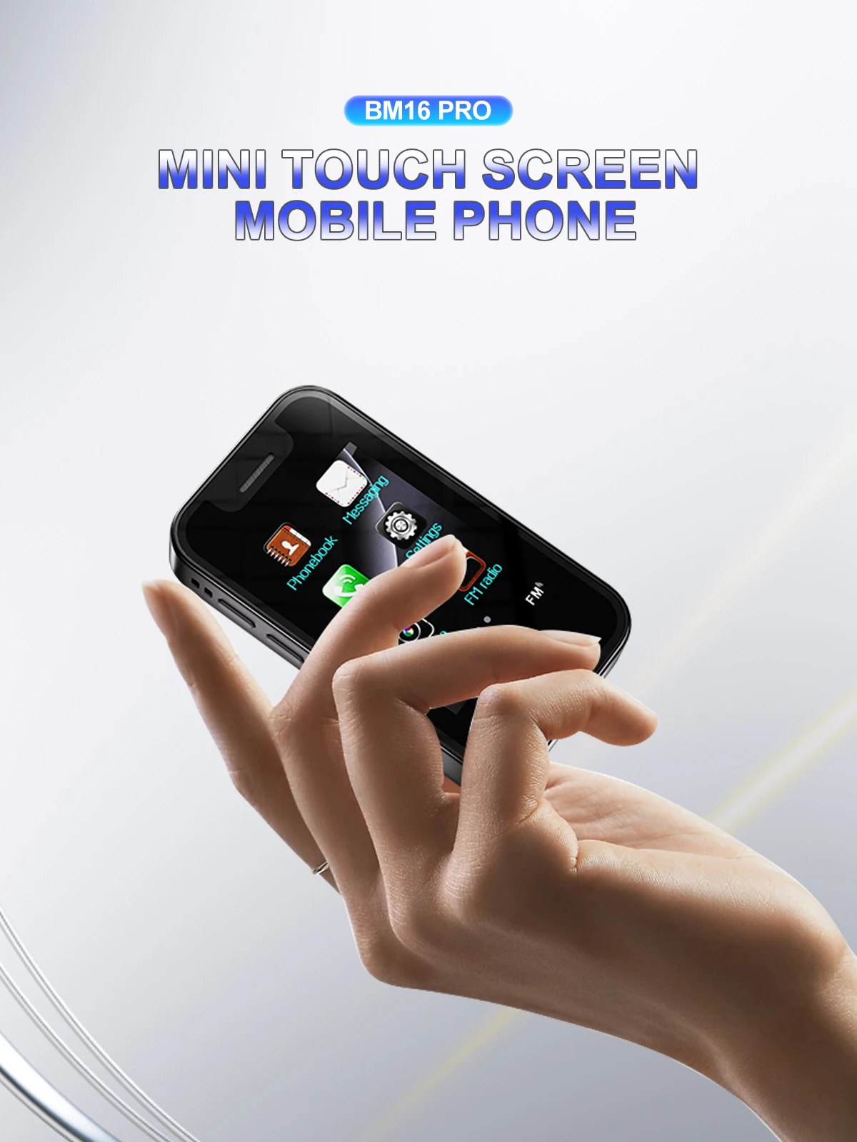 SERVO Mini 2.4" Touch Screen 2G Unlocked Cellphone Bluetooth Call Dual SIM FM Radio Torch Voice Recorder Portable Mobile Phone