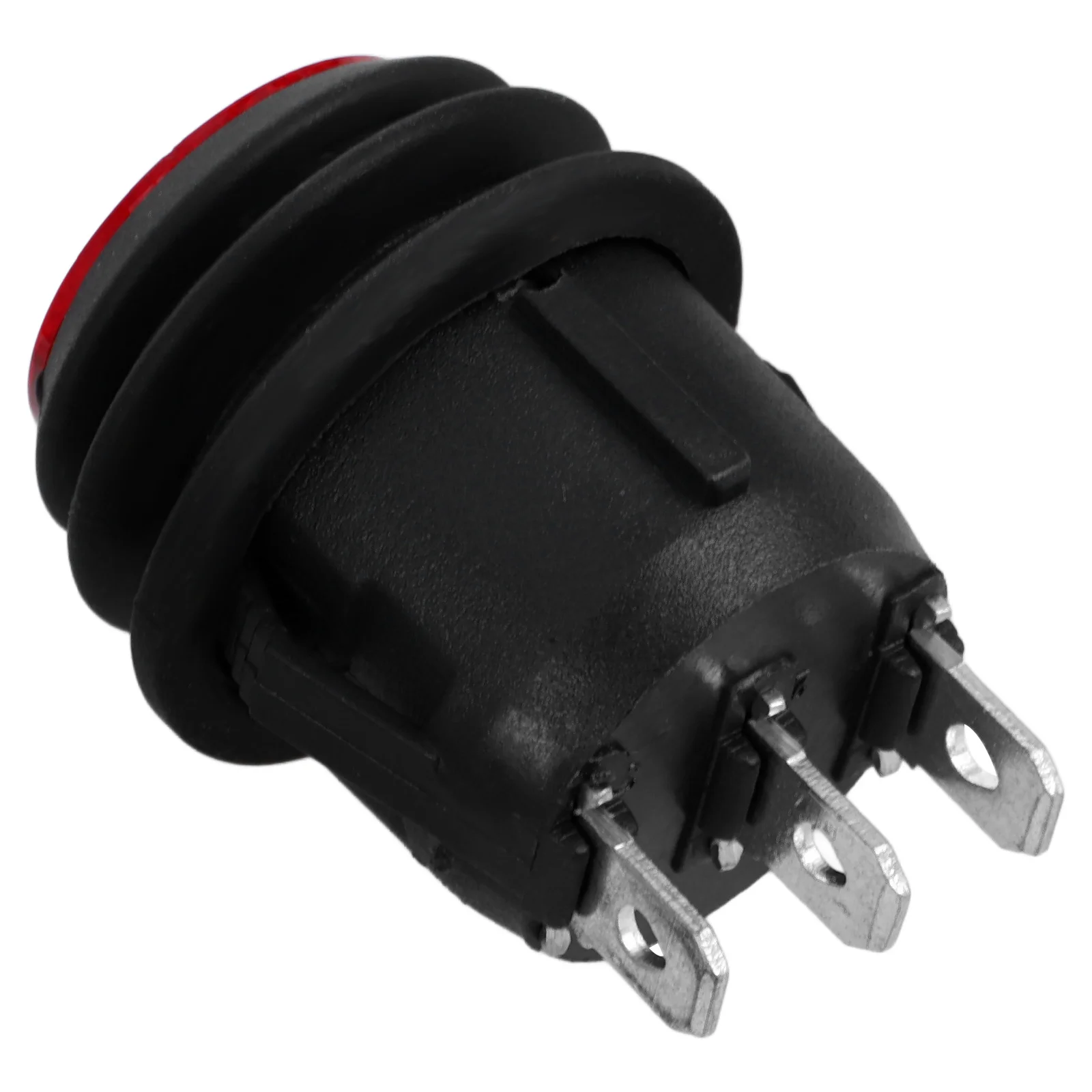 6A 250V Waterproof Rocker Switch Spdt 3 Pin on Off on Round Toggle for Car Boat Motorcycle Dashboard Control Spdt