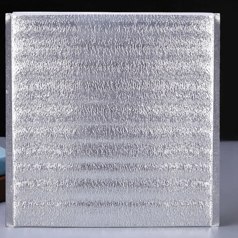 Glacière à Déjeuner en Aluminium, Isolation Pliante, Pique-Nique, Portable, Pack de Glace, Sac Thermique, Livraison de Nourriture, 100 Pièces