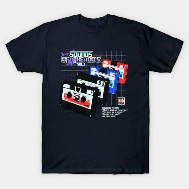 

Футболка «Звуки 80-х», Vol 1, S 5XL, быстрая доставка