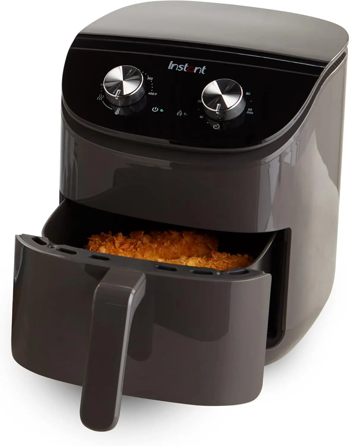 

4QT Air Fryer with EvenCrisp Technology that Crisps and Reheats Easily Adjust Time & Temperature Quick Meals 100+ In-App Recipes