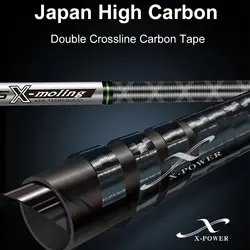 Histar V587 Fuji Guide Ring Fast Action Imported Japanese Toray Crossline Carbon Tape Spinning & Casting Bass Fishing Rod