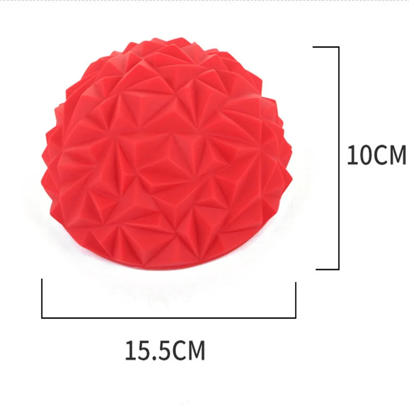 Estera de masaje hemisférica de entrenamiento táctil sensorial de PVC, pelota de equilibrio para Yoga, Fitness, juguetes para niños, pelota de erizo de piña Durian