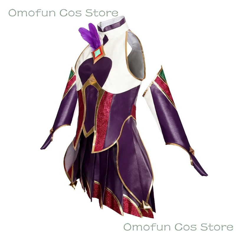 LOL Star Guardian Xayah Cosplay Costume Wig Shoes Uniform Anime Game League of Ruby Legends Dress Halloween Party Event Outfits view 4