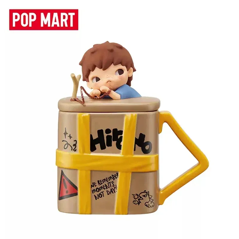 POP MART Hirono Echo Series 3D Ceramic Cup Coffee Mug Kids Toys Dolls Hirono Anime Action Figure Desktop Collection OrnamentGift