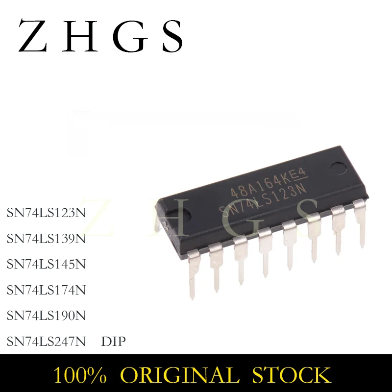 10PCS SN74LS247N DIP-16 SN 74LS123 74LS139 74LS145 74LS174 74LS190 N DIP IC CHIP NEW STOCK