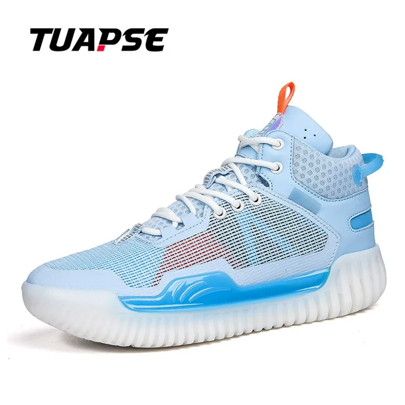 TUAPSE Men's Basketball Shoes Breathable Non-Slip Lightweight Training Cushion Wear-Resistant Athletic Shoes For Men Size 36-45