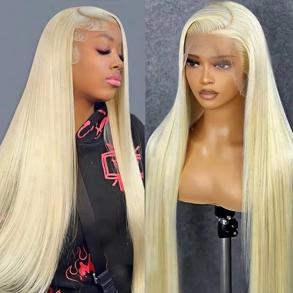 

200 Density 613 Blonde Straight 13x6 HD Lace Front Wig Human Hair Brazilian Transparent 13x4 Lace Frontal Wigs For Black Women