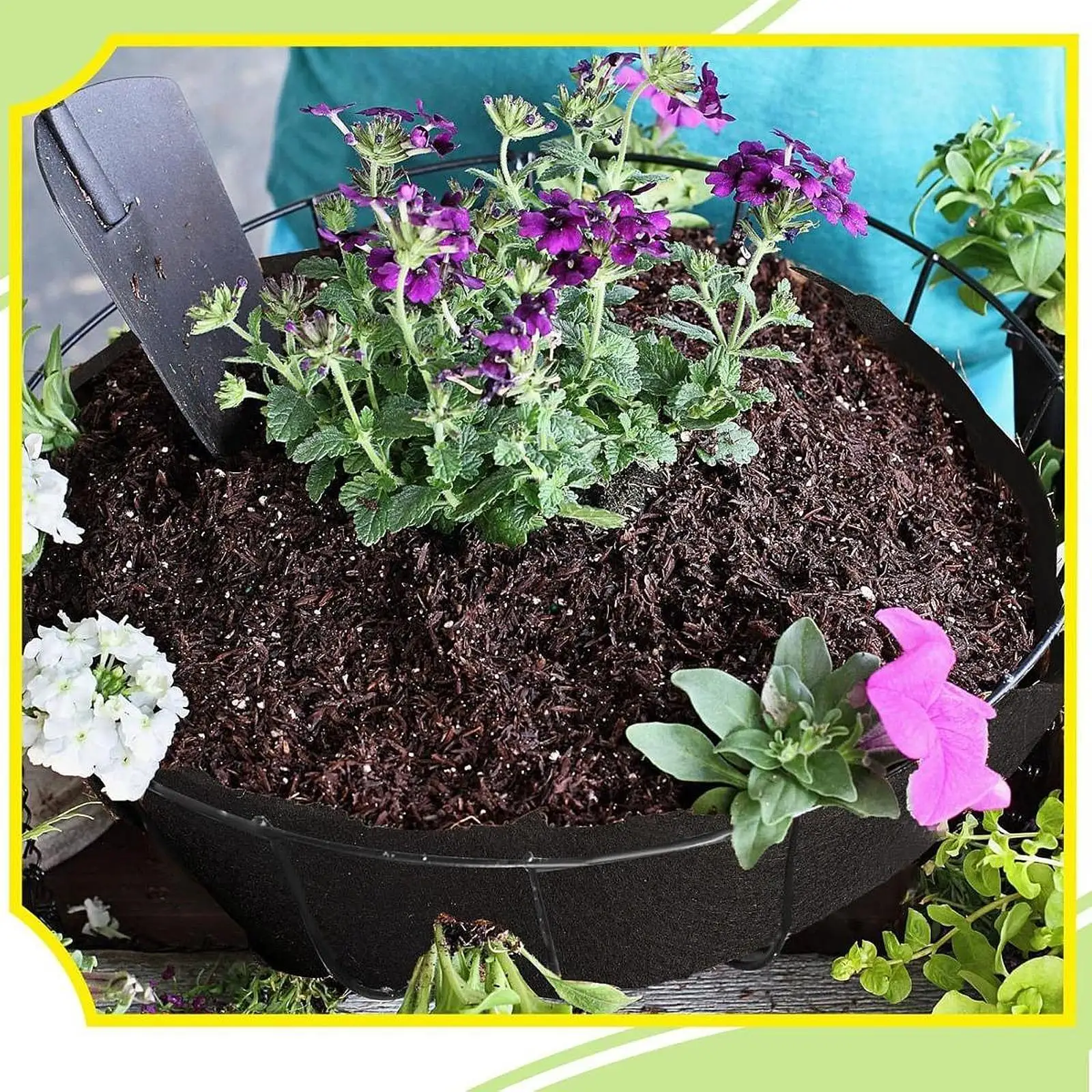 Planter Liner Roll Hanging Basket Liner Roll for Window Box Animal Pet Mat