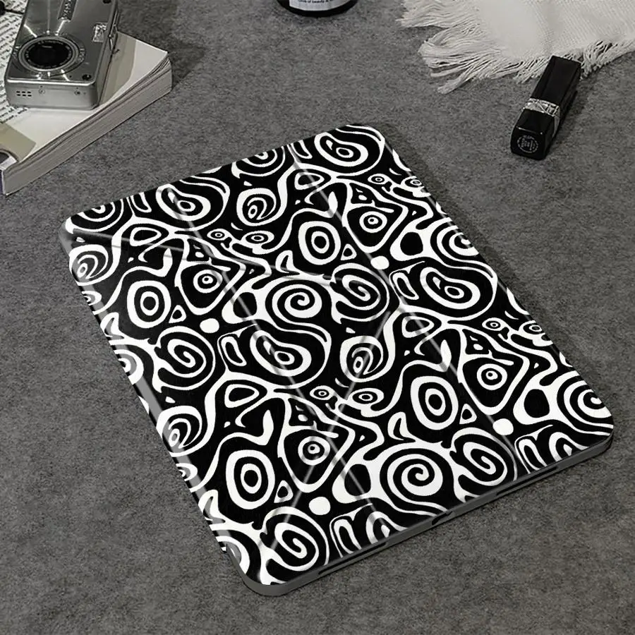 Holder Cover Tablet Case For iPad Pro 11th 10th 9th 8th 7th 12.9inch Pro 2025 Mini 6 7 Air 4 5 M3 M2 1 2 M4 11inch Fluid Art