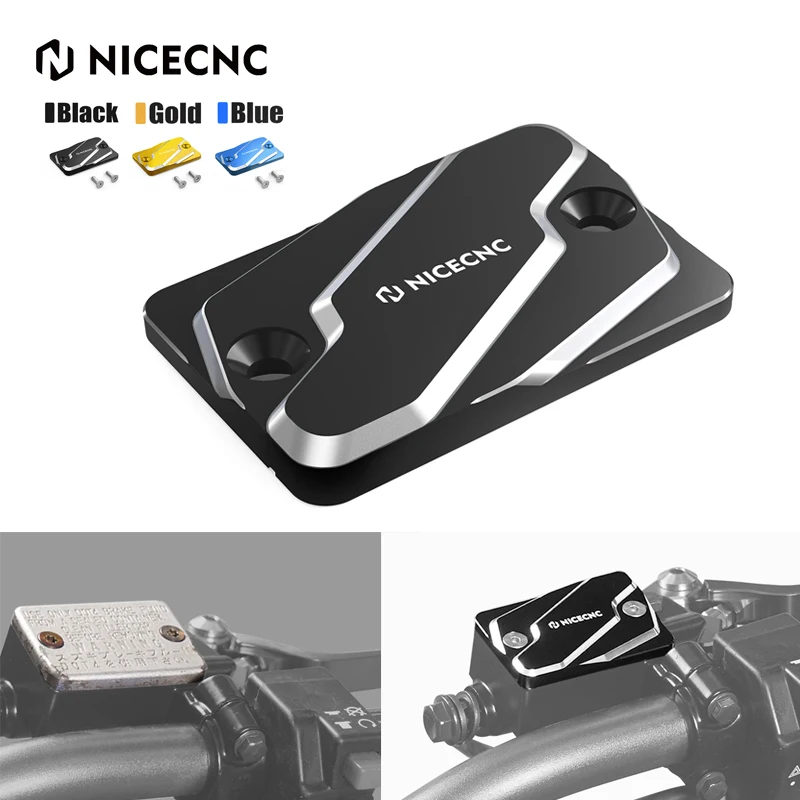

NICECNC Front Brake Oil Fluid Reservoir Cover Cap For Suzuki DRZ400S 2000-2017 DRZ400SM 2005-2017 DR-Z 400 S DR-Z 400 SM
