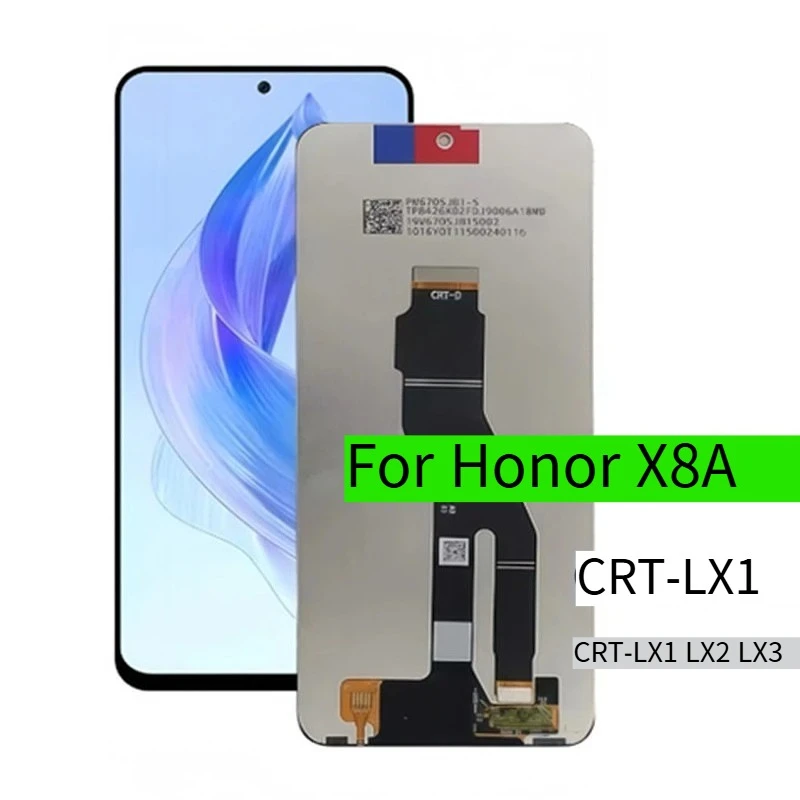 6.7" IPS Replacement For Honor X8A CRT-LX1 LX2 LX3 LCD Display Touch Screen Digitizer Assembly Display