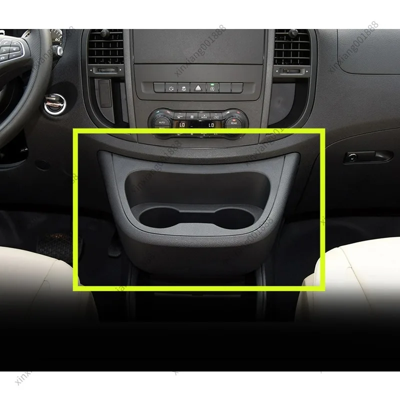 

For 16-25 Mercedes Vito V-Class W447 Center Console Cup Holder Dashboard Storage Box Dedicated Interior Accessory