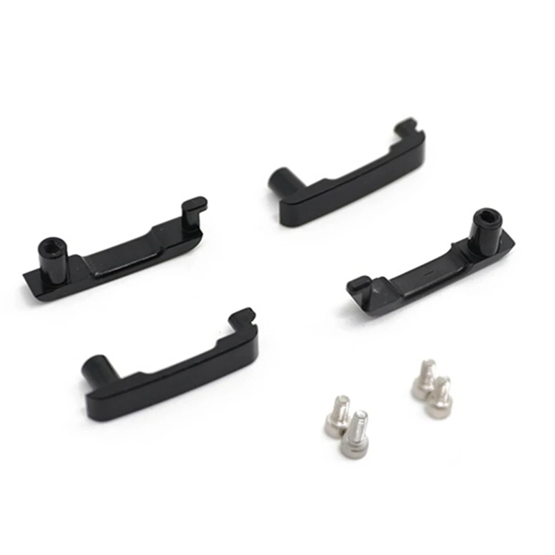 4Pcs Metal Door Handles For Traxxas TRX-4 TRX4 T4 2021 Bronco 1/10 RC Crawler Car Upgrade Parts Accessories